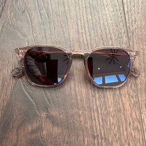 Diff Eyewear Maxwell vintage crystal brown polarized Sunglasses new with case